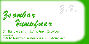 zsombor humpfner business card